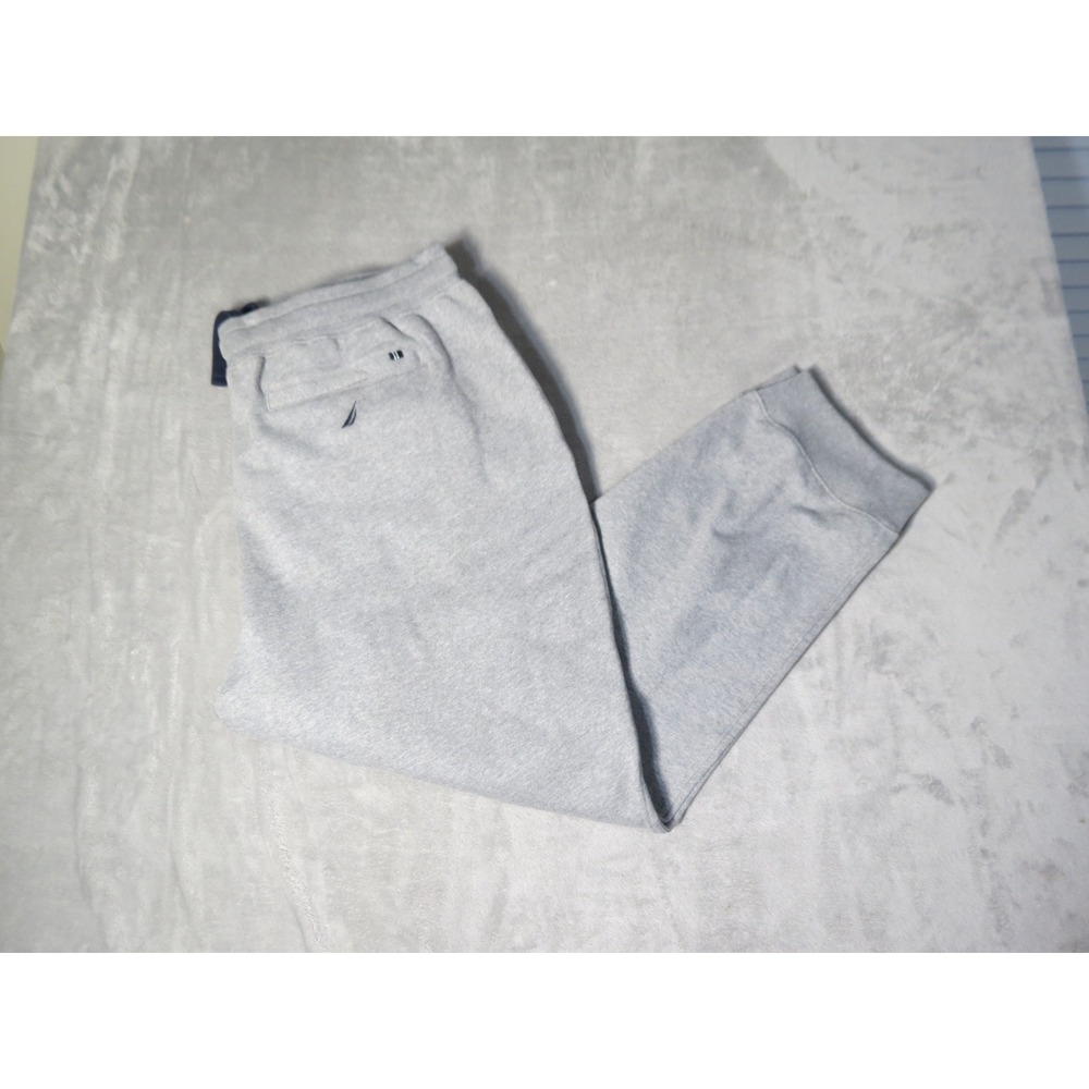 Nautica Joggers Mens 4XL Gray Fleece Lined Drawstring Waist Big and Tall NEW